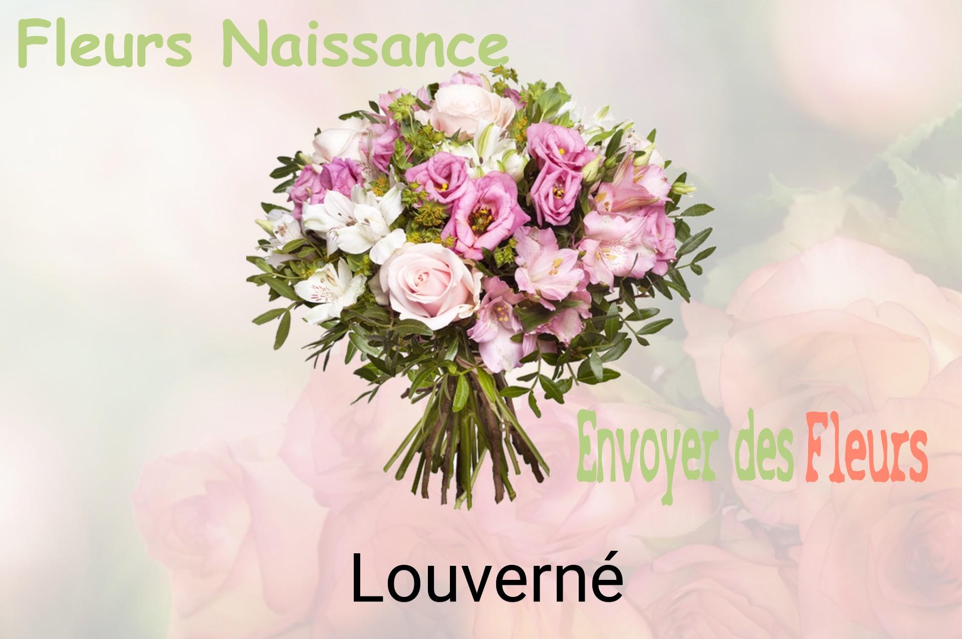 Bouquet de fleurs de naissance livré à Louverné